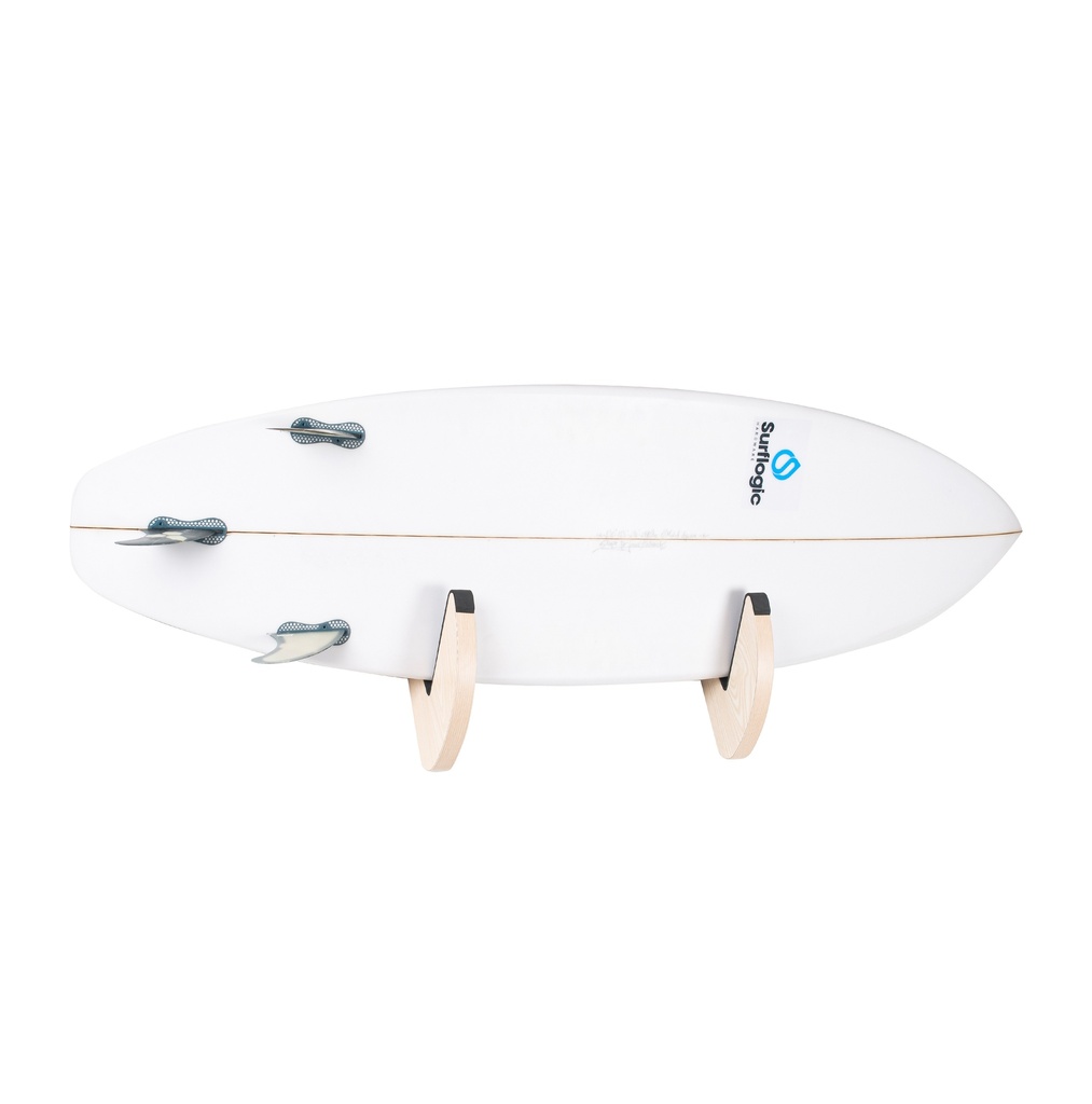Wooden Surfboard Wall Rack